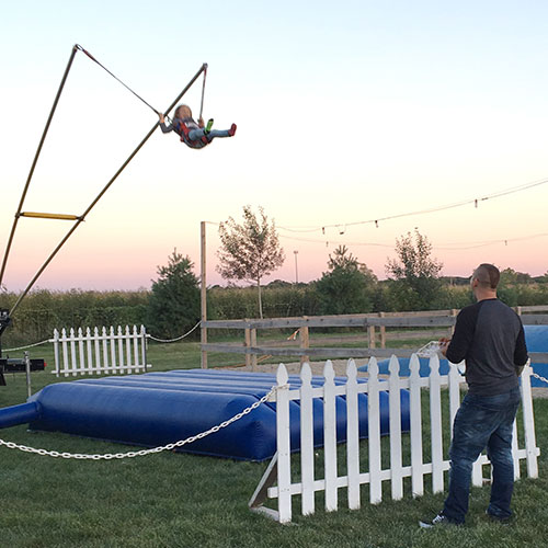 Kids will love jumping on our bungee assisted xTreme Air Jump pad