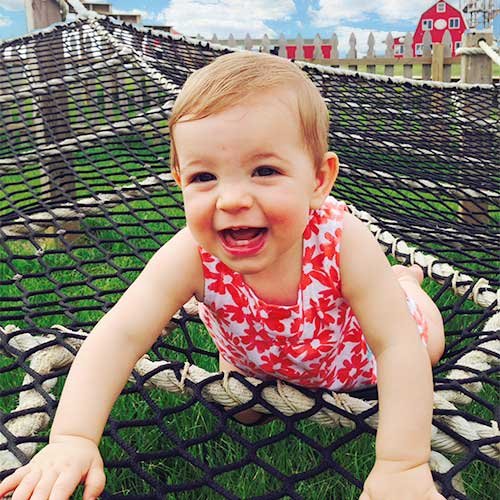 Climb your way across this family friendly climbing net
